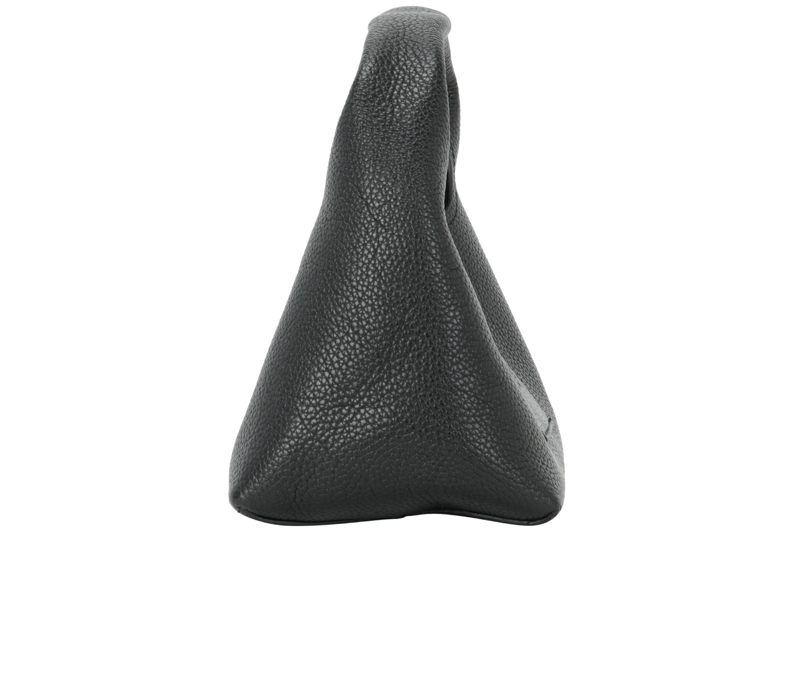 Mini Sack Bag, &pound;110, Handbags, Black, Leather, Side view